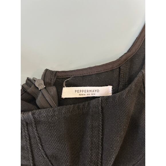 Peppermayo Black Button-Front Maxi Dress - Picture 8 of 14